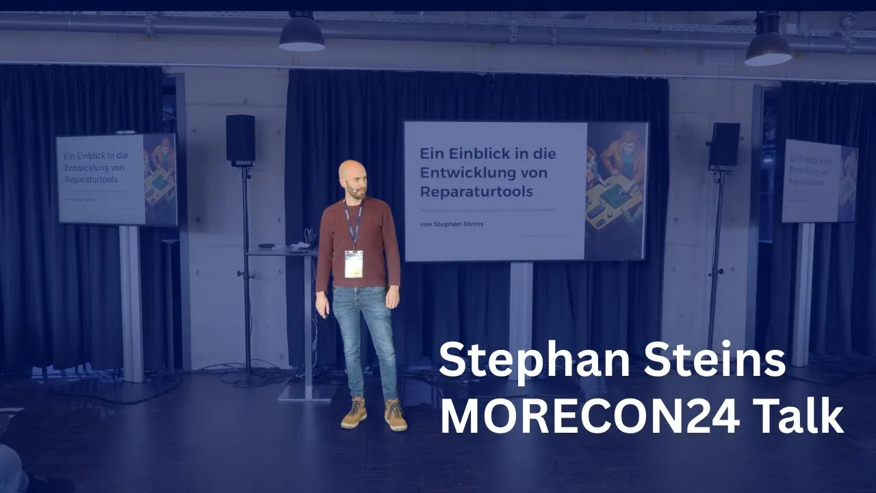 Konuşma: Reparaturtools selbst entwickeln? So geht’s! – Stephan Steins