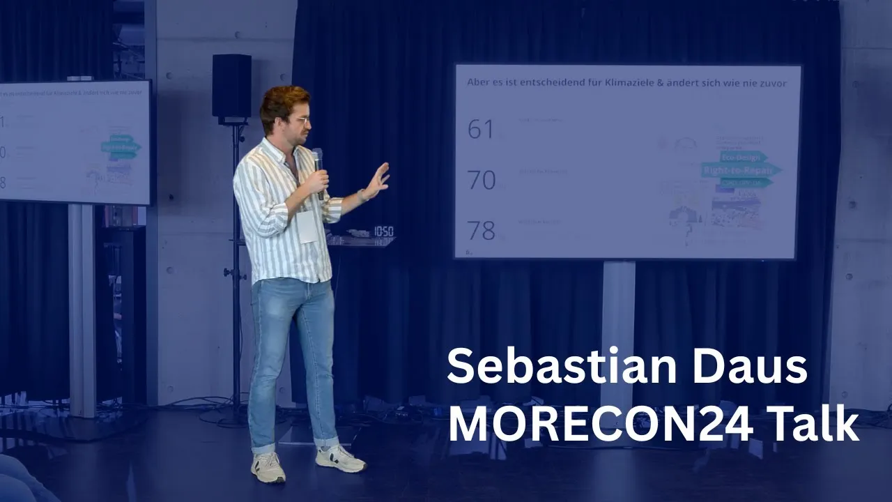 Konuşma: Digitale Zukunft der Reparatur – Sebastian Daus
